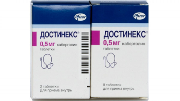Dostinex (cabergoline) 8 tabs PFIZER USA - photo