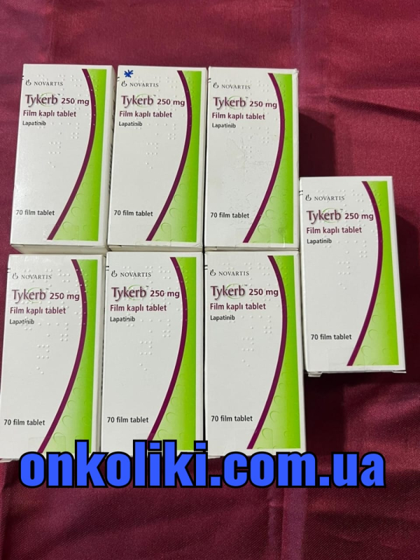 Tyverb (lapatinib) 250 mg 70 tab. NOVARTIS, Switzerland. - photo