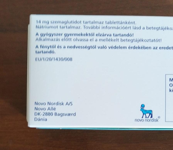 Ребелсас, Рибелсус, Rybelsus (semaglutid) 14 мг 30 таб, Novo nordisk - photo