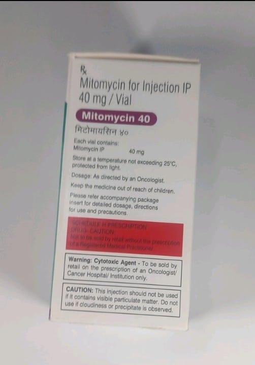 Мітоміцин / Mitomycin ліофілізат д/пригот. р-ну д/в/в 40 мг у фл., Індія - фото