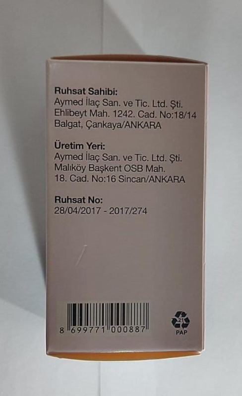 Ельмірон / Elmiron (пентозан полісульфат натрію) капс. 100 мг №100, Aymed İlaç - фото