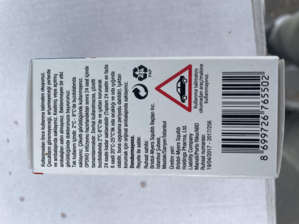 Opdivo (nivolumab) 100mg BMS US - photo