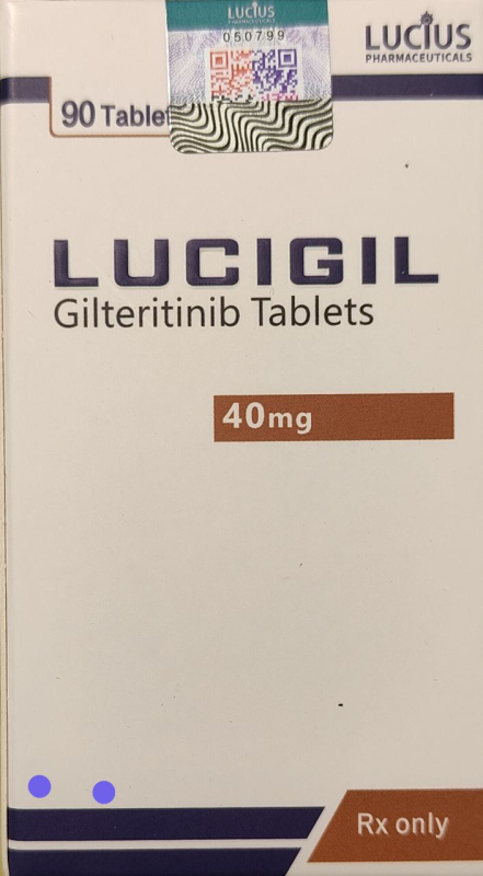 XOSPATA, GILTERITINIB  40 мг 90 таб, generic version - photo