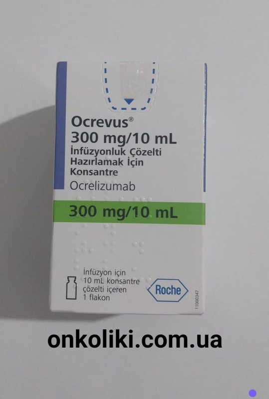 OCREVUS/ОКРЕВУС 300 MG 10 ML 1 FLK. (ocrelizumab/окрелізумаб) ROCHE - photo