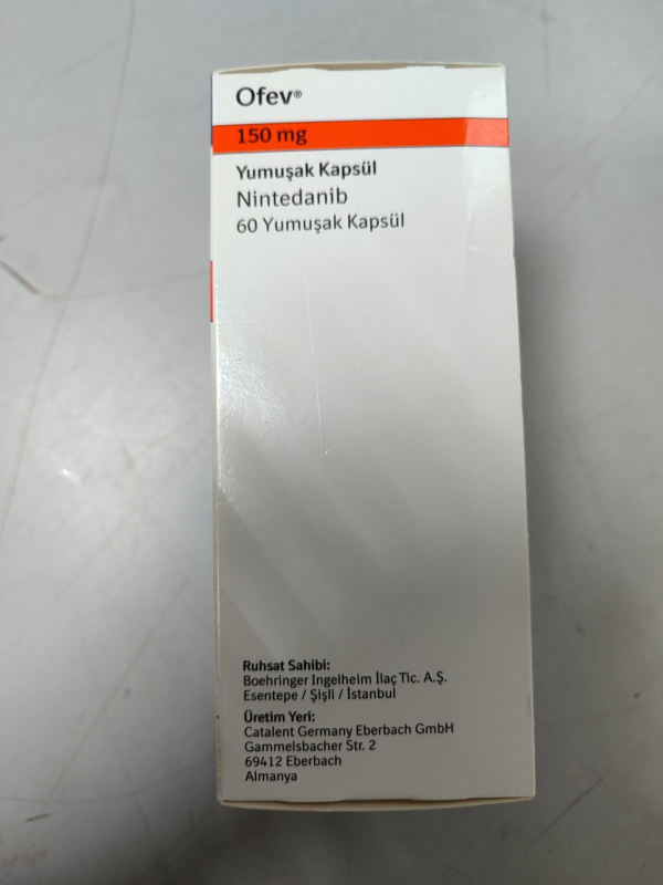 OFEV / ОФЕВ 150 MG 60 CAP.  (Nintedanib,Нинтеданиб) Boehringer Pharma GmbH - photo