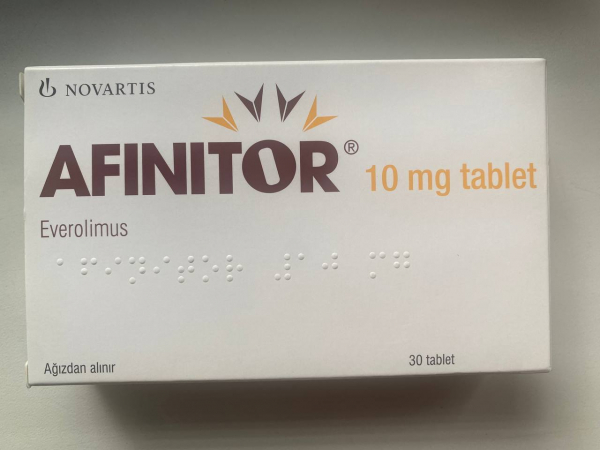 Afinitor (everolimus) 10 mg 30 tab NOVARTIS Switzerland - photo