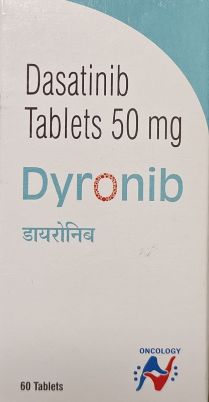 Dasatinib 70 mg 60 tabs LUCIUS India - photo