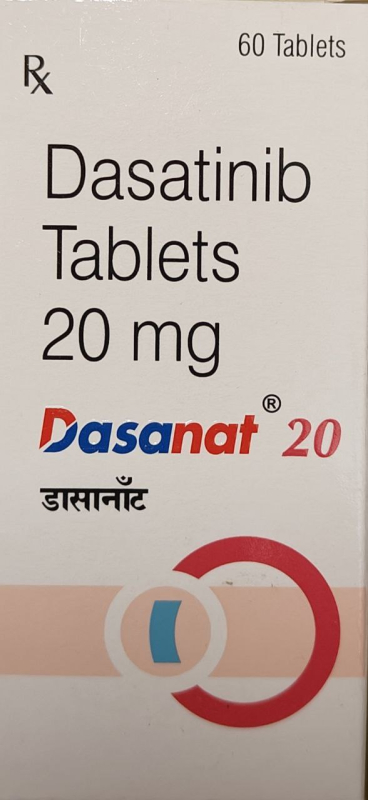 Dasatinib 70 mg 60 tabs LUCIUS India - photo