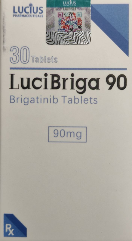  Alunbrig  (brigatinib) 90 мг 30 таб, Laos mfd. - photo