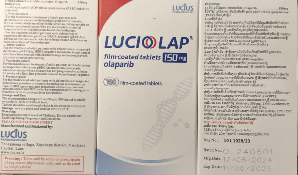 Linparza (Olaparib) 50mg 112 tab Everest, Bangladesh. - photo