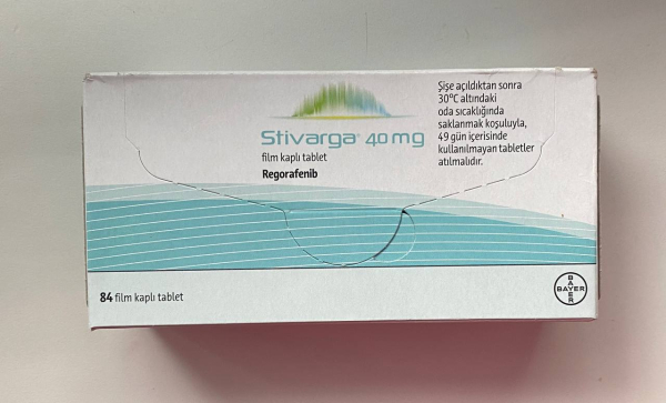 Stivar (regorafenib) 40 mg 84 tab. BAYER Germany - photo