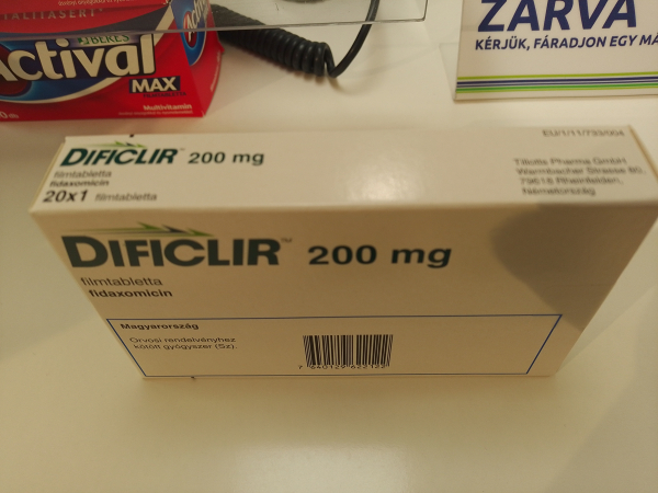 DIFICLIR/ДИФИКЛИР 200 MG 20 FTB.(fidaxomicin,фідаксоміцин) Astellas Pharma  Netherlands  - photo