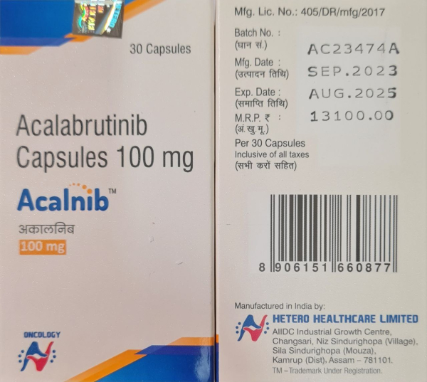  Calquence Acalabrutinib 100 мг 60 таб generic version - photo