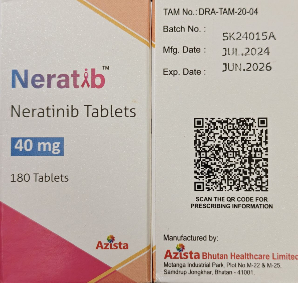 Hernix (neratinib) 40 mg 180 tab generic Nerlynx (neratinib) - photo