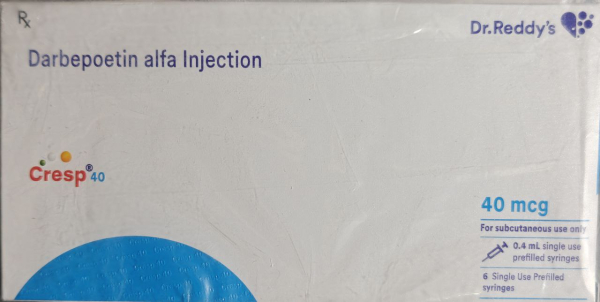 Аранесп / Кресп/ Aranesp ( darbepoetin alfa/дарбепоетін альфа) 40 мг Dr.Reddys, Індія - фото