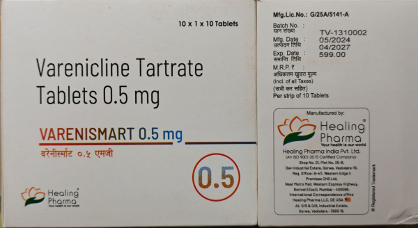 Чампікс / Чемпікс / Champix (вареніклін) табл. 1 мг №30, Генерик, Индия. - фото