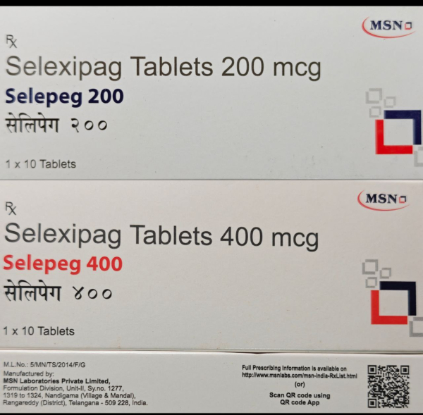 Уптраві / Апбрави / Uptravi (селексипаг) табл. 400 мкг 10 таб.Генерик, Индия - фото