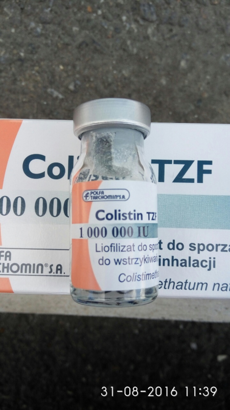 Colistin (Colomycin) 1 Mln 1 vial Poland - photo