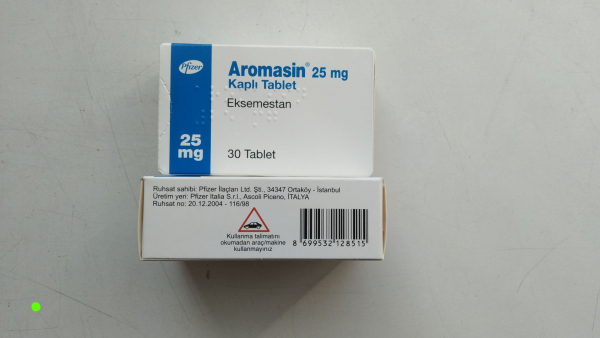 Aromasin (exemestane) 25 mg. 30 tab. PFIZER, Italy - photo