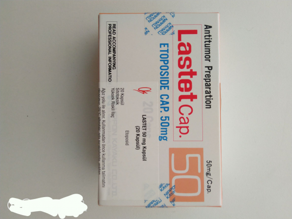 Lastet (etoposide) 50 mg 20 caps. Price Lastet. - photo