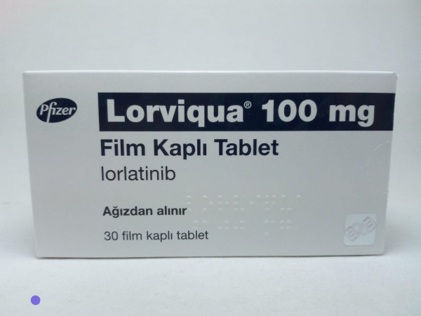 Lorviqua Lorbrena (lorlatinib) 100 mg 30 tabs, Pfizer - photo