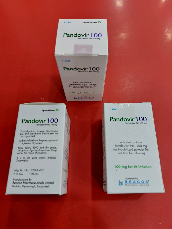 Pandovir (remdesivir / remdesivir) 100mg 1 vial, Bangladesh - photo