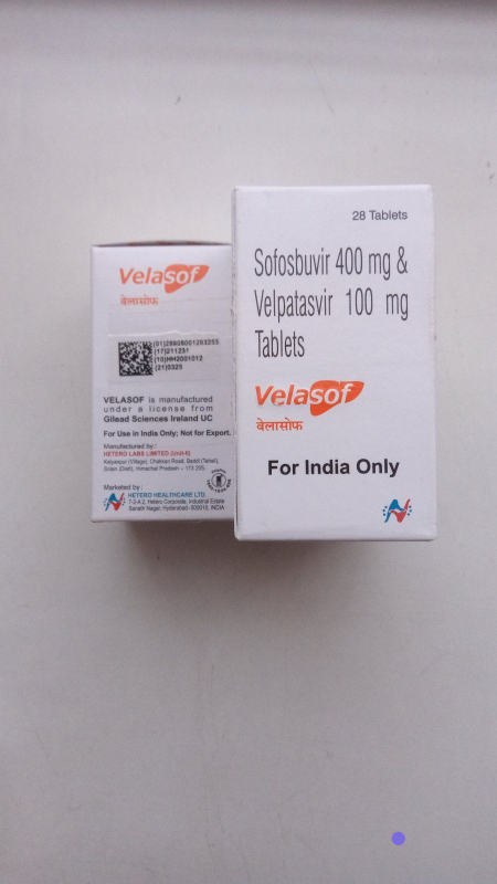 Velasof (sofosbuvir 400mg + velpatasvir 100mg) 28 tab. - photo