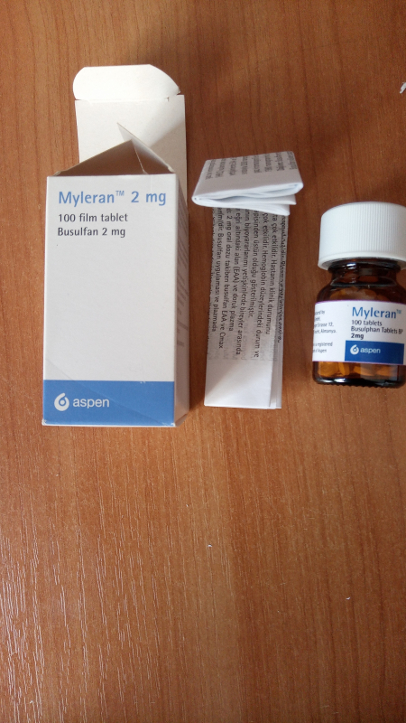 Myleran (busulfan) 2 mg 100 tabs ASPEN Germany - photo