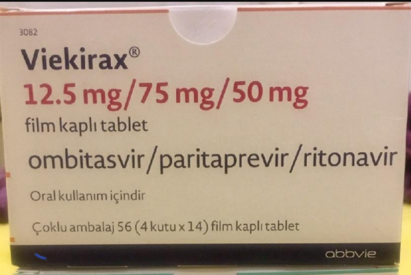 VIEKIRAX 12.5/75/50 MG 56 FTB.  ABBVIE  - photo
