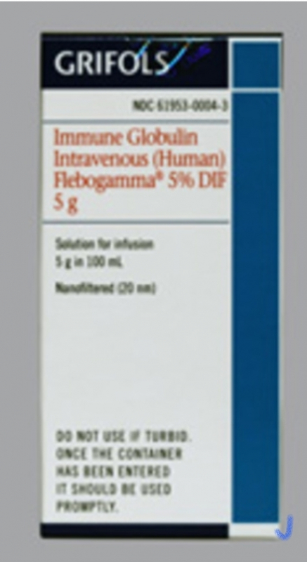 Флебогамма®  (FLEBOGAMMA DIF 5 GR 100 ML 1 F) DEM ILAC, Турция - photo