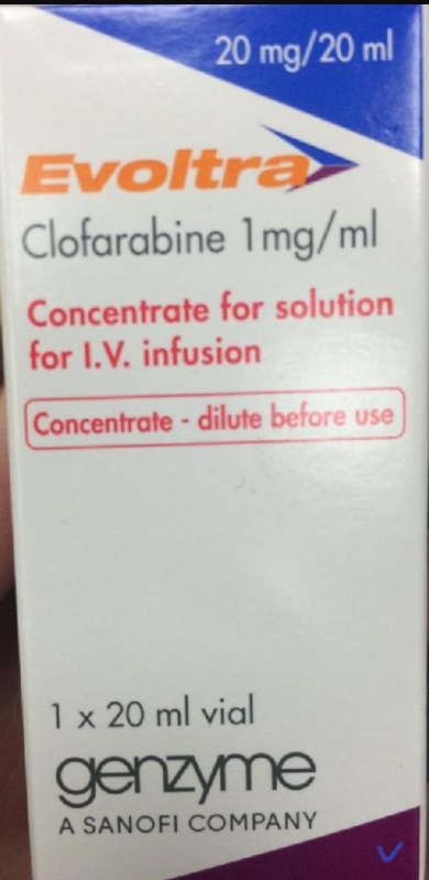EVORABIN/ЭВОЛТРА 1 MG 1 FLK.(Clofarabine,Клофарабин)   - photo