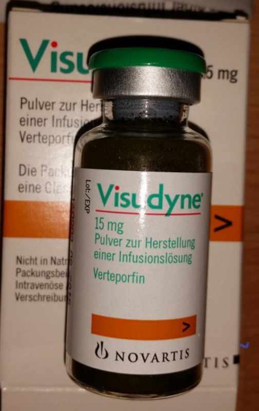 VISUDYNE/ВИЗУДИН/ВИСУДИН 15 MG 1 FLK. (Verteporfin,Вертепорфин) , Keymen Ilac, Турция - photo
