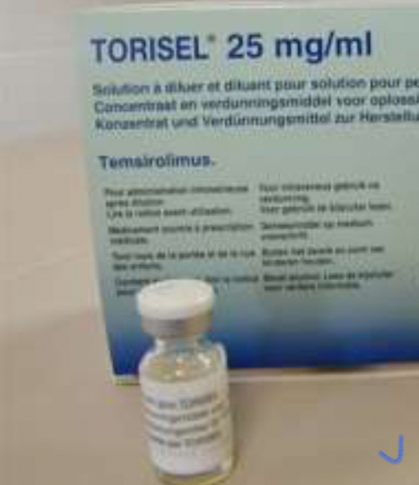 TORISEL/ТОРИЗЕЛ 25 MG 1 FLK.(Temsirolimus ,Темсиролимус ) PFIZER PFE      - photo
