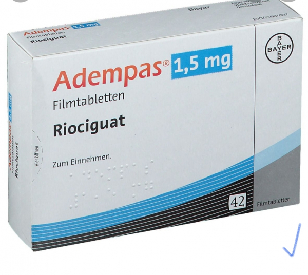 ADEMPAS / АДЕМПАС 2.5 MG 42 FTB. (Riosiguat, Риосигуат ) BAYER PHARMA    - photo