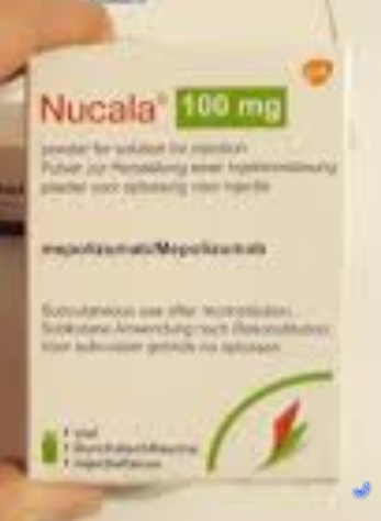 NUCALA / НУКАЛА 100 MG 10 ML 1 FLK. (Mepolizumab,Меполизумаб)  GLAXO SMITHKLIN - photo