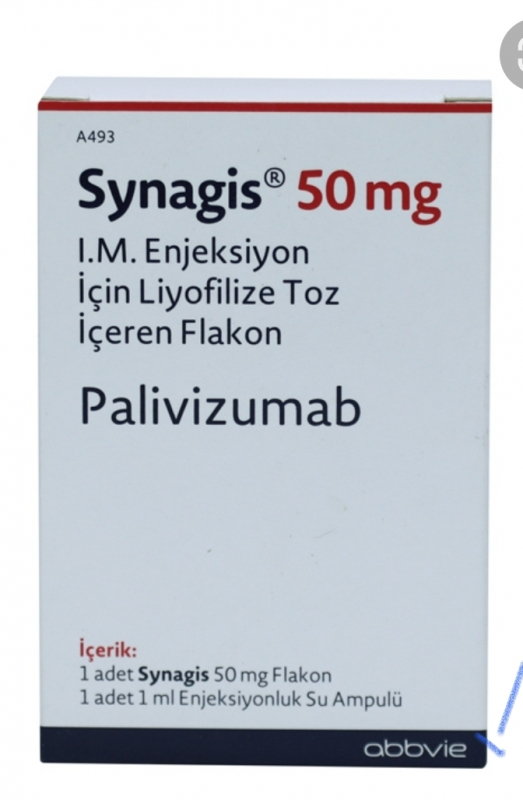 SYNAGIS / СИНАГИС 50 MG 0.5 ML 1 FLK.(Palivizumab, Паливизумаб ) ABBVIE  - photo