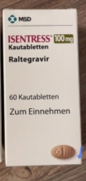 ISENTRESS / ИСЕНТРЕСС 400 MG 60 FTB (Raltegravir,Ралтегравир) MERCK SHARP     - photo