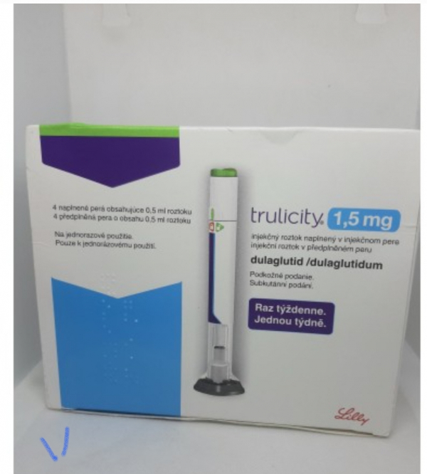 TRULICITY / ТРУЛИСИТИ 1.5 MG 0.5 ML 4 PEN.(Dulaglutid / Дулаглутид ) LILLY  - photo