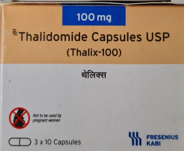 Mirin (thalidomide) 100 mg 30 caps. IPOMED, Switzerland - photo