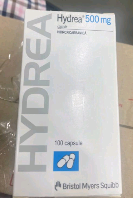 Hydrea, Hydroxyurea   (Hydroxycarbamide)  500 mg 100 tab. Germany - photo