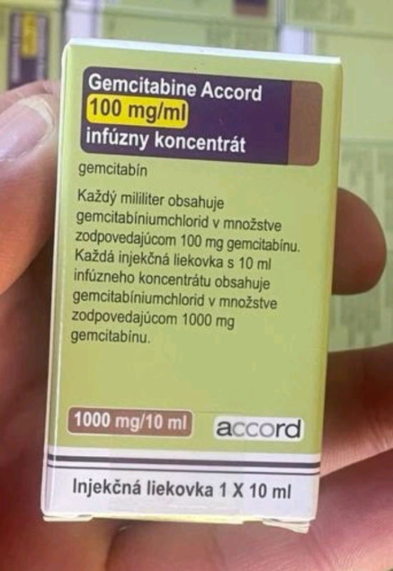 Gemzar (Gemcitabine) 1000mg IV LYLLY France - photo