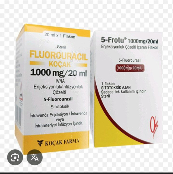 5-fluorouracil 500 mg 5 ampoules for IV injection EBEVE Austria - photo