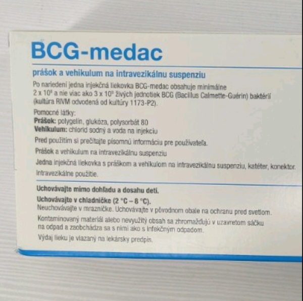Онко-БЦЖ / Onco-BCG (BCG-вакцина) ліофілізат д/пригот. р-ну д/інтра-везик. введ.; 1 доза, Medac, Німеччина - фото