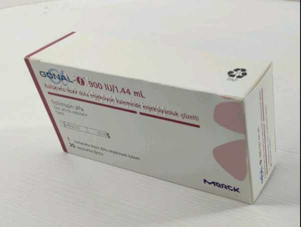 Гонал-Ф / Gonal-f (фолітропін альфа) р-н д/п/ш 900 МО; шприц-ручка, Merck Serono, Швейцарія - фото