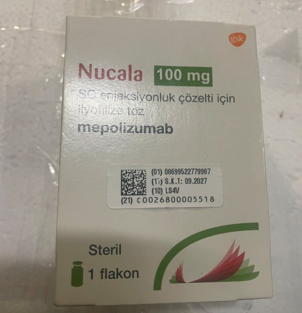 Нукала / Nucala (меполізумаб) 100 мг/10 мл у фл., GSK - фото