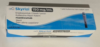 Скайризи, Skyrizi ( рисанкизумаб/ risankizumab)  150 mg/ ml 1 шприц-ручка - фото 