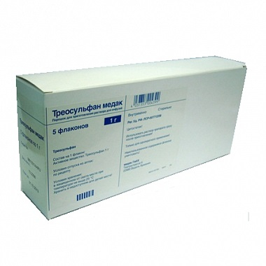 Treosulfan 5 g 1 vial IV lyophilisate MEDAC Germany - photo