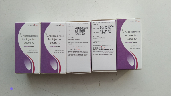L-Asparaginase 10000 MO 1 vial India - photo