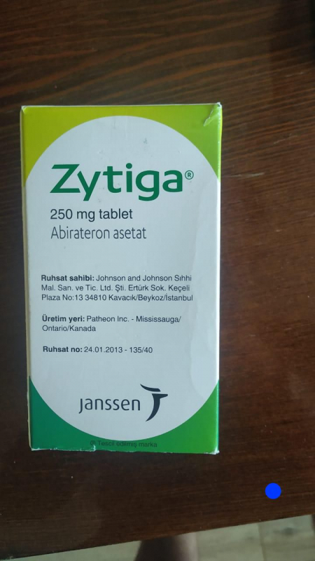 Zytiga Zytiga (abiraterone) 250 mg 120 tab Janssen - photo