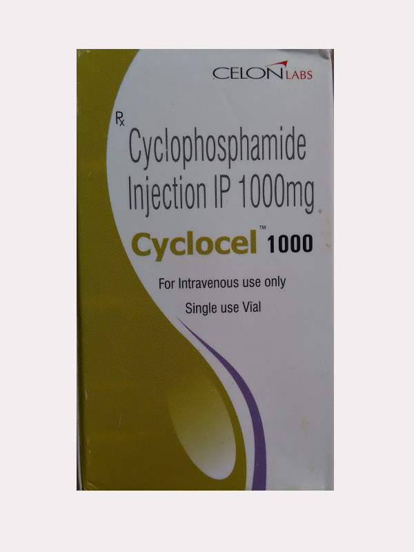Cyclocel (cyclophosphamide) 1000 mg for intravenous injections Celon, India - photo